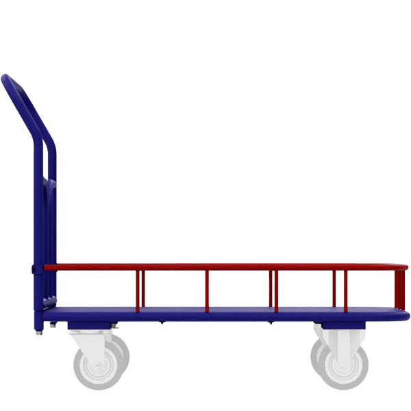 Тележка платформенная с бортиком 170мм ТПБ 9 (500х1000) без колёс